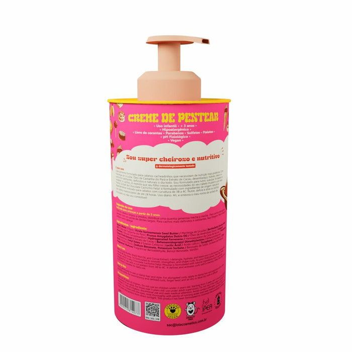 Lola Cosmetics Cachinho Feliz Kids Chocolate Crema para peinar