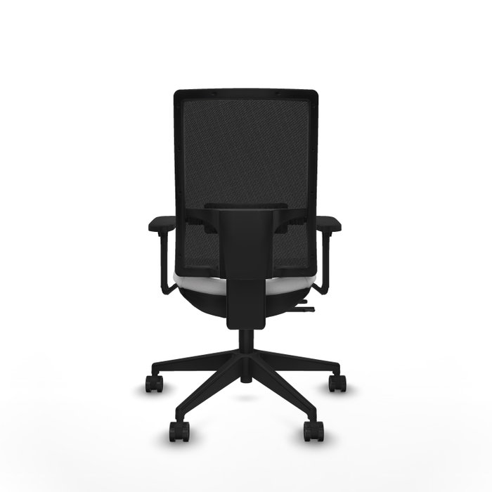PIQUERAS Y CRESPO Silla de oficina Horna con mecanismo Sincro/Traslack Blanco/Negro