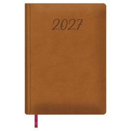 Dohe Agenda Anual Manaos 2026 Marrón con Tapa Acolchada