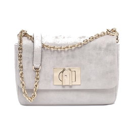 FURLA Bandolera Furla 1927 Plateada de Piel