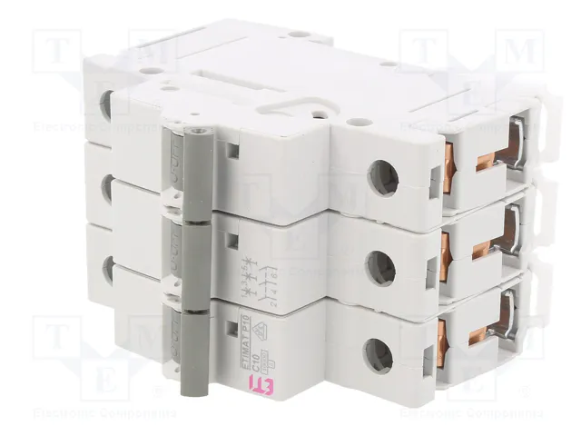 ETI POLAM Interruptor magnetotérmico ETIMAT P10 3P C10 10A 10kA ETI POLAM Interruptor magnetotérmico ETIMAT P10 3P C10 10A 10kA