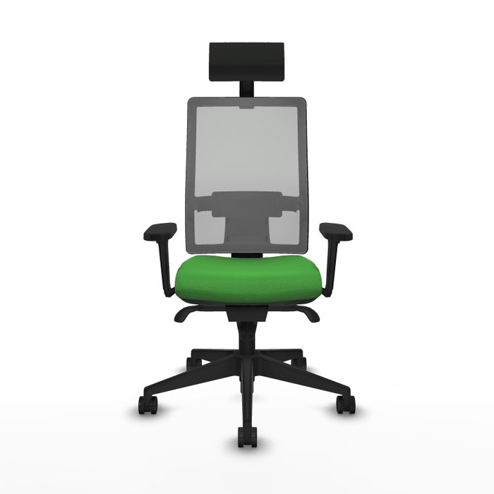 PIQUERAS Y CRESPO Silla de oficina Horna con mecanismo Sincro, Verde y Gris PIQUERAS Y CRESPO Silla de oficina Horna con mecanismo Sincro, Verde y Gris