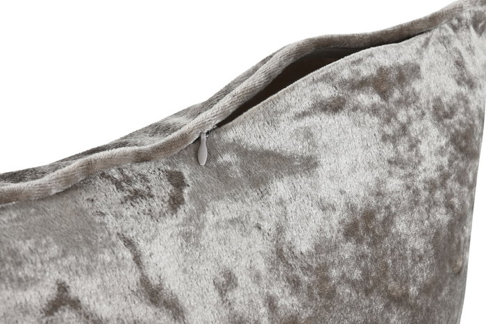 DKD Home Decor Cojín de Poliéster Gris Claro 45x45 cm DKD Home Decor Cojín de Poliéster Gris Claro 45x45 cm