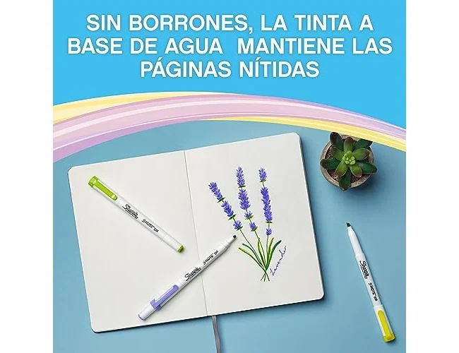Sharpie S-Note Duo Rotuladores Creativos de Doble Punta, 8 Unidades Surtidas Sharpie S-Note Duo Rotuladores Creativos de Doble Punta, 8 Unidades Surtidas