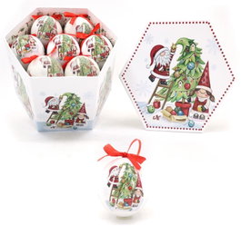DKD Home Decor Decoracion Colgante Navidad Tradicional Multicolor PVC Set de 14 Piezas 21 x 15.5 x 24 cm