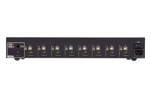 ATEN Switch KVM Seguridad Avanzada DisplayPort USB 8 Puertos CS1188DP4-AT-G PSD PP v4.0 NIAP Certificado 4K UHD