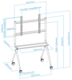 Tooq iSTAND Soporte de Suelo con Ruedas para Pantallas 50-86 pulgadas Gris
