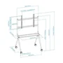 TooQ Soporte de Suelo con Ruedas FS20205M-B para TV de 50-86" hasta 120kg
