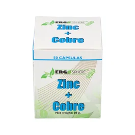 Ergonat Zinc - Cobre 50 Cápsulas
