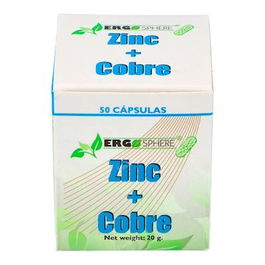 Ergonat Zinc - Cobre 50 Cápsulas