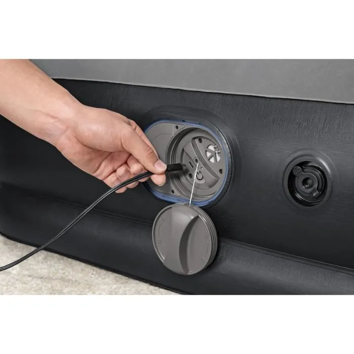 Bestway Colchón Hinchable 671BU Tritech Queen 2 Plazas con Bomba USB Integrada 2,03 m x 1,52 m x 36 cm Bestway Colchón Hinchable 671BU Tritech Queen 2 Plazas con Bomba USB Integrada 2,03 m x 1,52 m x 36 cm