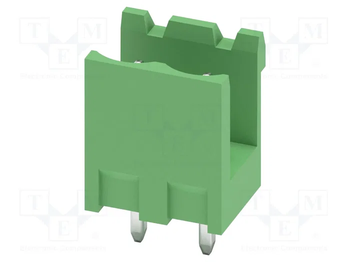 PHOENIX CONTACT MSTBV2.5/2-G-5.08 Bloque de bornas desmontable de 2 pines, 630V, verde PHOENIX CONTACT MSTBV2.5/2-G-5.08 Bloque de bornas desmontable de 2 pines, 630V, verde