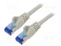 GOOBAY Patch cord S/FTP Cat 6a RJ45 15m gris