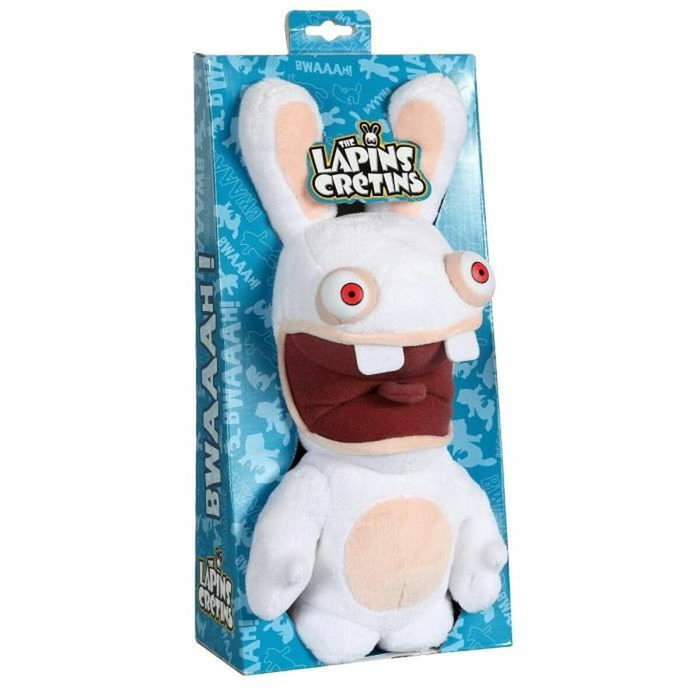 Gipsy Toys Peluche Rabbids de 28 cm con sonido y boca abierta Gipsy Toys Peluche Rabbids de 28 cm con sonido y boca abierta