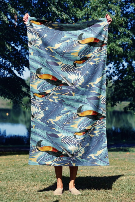 Mijölnir Tropic 90 Toalla de Playa Multicolor 90 x 150 cm