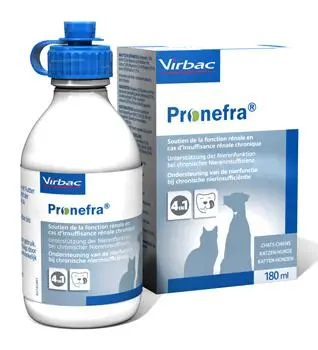 Virbac Pronefra Soporte Renal 180 mL Alimento Complementario Dietético para Gatos y Perros Virbac Pronefra Soporte Renal 180 mL Alimento Complementario Dietético para Gatos y Perros