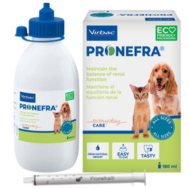 Virbac Pronefra 180ml Suplemento Salud Renal para Perros y Gatos