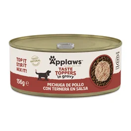 Applaws Topper de Pollo y Ternera en Salsa para Perros 12x156g