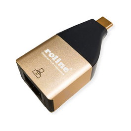 ROLINE GOLD USB 3.2 Gen 2 Conversor de USB Type C a Gigabit Ethernet RJ-45