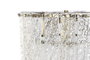 DKD Home Decor Lámpara de Pie de Cristal y Metal Transparente y Dorado