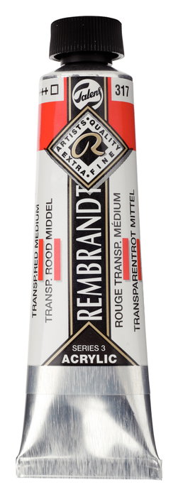 Rembrandt Rojo Transparente Medio 317 Tubo 40 ml Rembrandt Rojo Transparente Medio 317 Tubo 40 ml