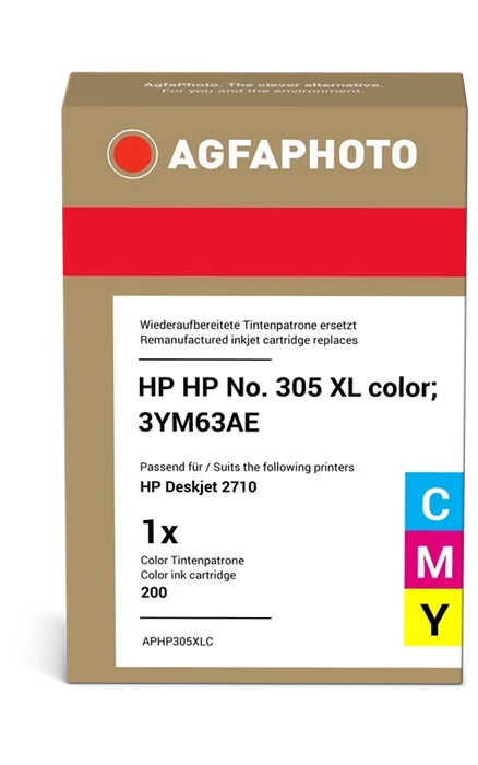 Agfa Photo Cartucho de tinta varios colores APHP305XLC Agfa Photo Cartucho de tinta varios colores APHP305XLC