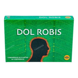 ROBIS Dol Robis 60 Comprimidos para Dolores de Cabeza, Migrañas y Jaquecas