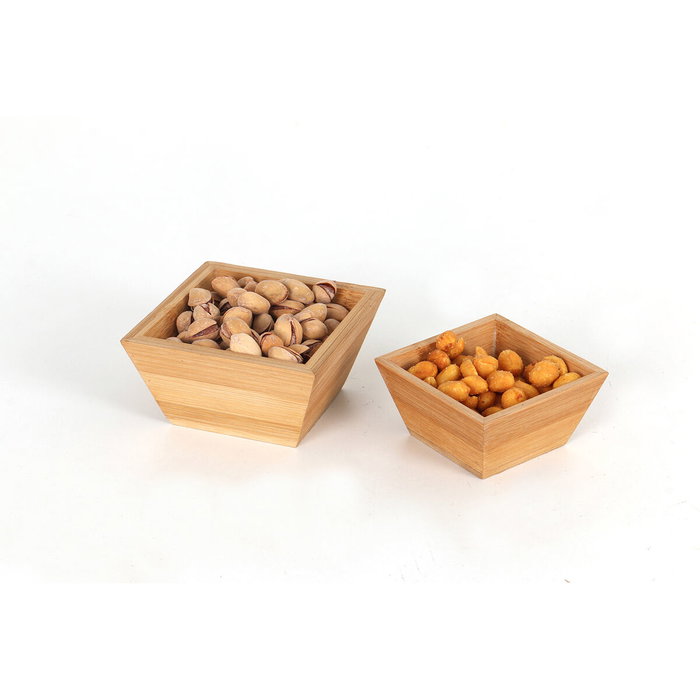 Bol para Aperitivos Cuadrado 10 x 10 x 5,5 cm (24 Unidades) Bol para Aperitivos Cuadrado 10 x 10 x 5,5 cm (24 Unidades)