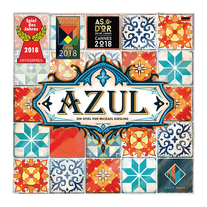 Asmodee Azul Juego de Mesa Familiar, Premio Spiel des Jahres 2018, Azul