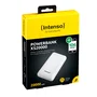 Intenso XS20000 Powerbank 20000 mAh Litio Blanco con Pantalla LED, USB-C y Micro-USB, Incluye Cable USB-A a Tipo-C 7313552