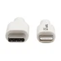 Tripp Lite M102-003-WH Cable USB-C a Lightning Certificado MFi (MFi-Certified) para Carga y Sincronización, 0.9 m (3 pies), Blanco, USB 2.0