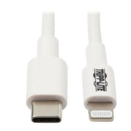 Eaton Tripp Lite M102-003-WH Cable USB C a Lightning, Certificado MFi, USB 2.0 M/M, Blanco, 0.91 m