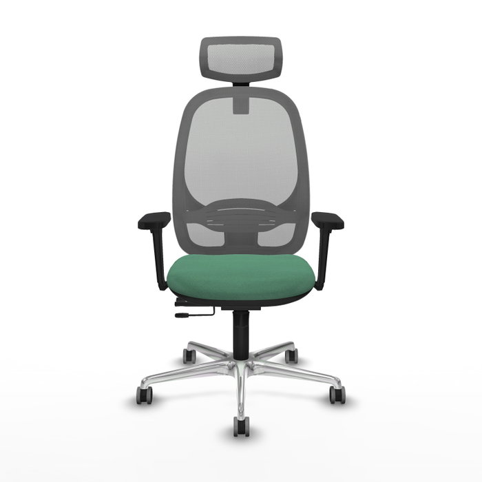 PIQUERAS Y CRESPO Silla de oficina Cilanco Verde esmeralda y Gris PIQUERAS Y CRESPO Silla de oficina Cilanco Verde esmeralda y Gris