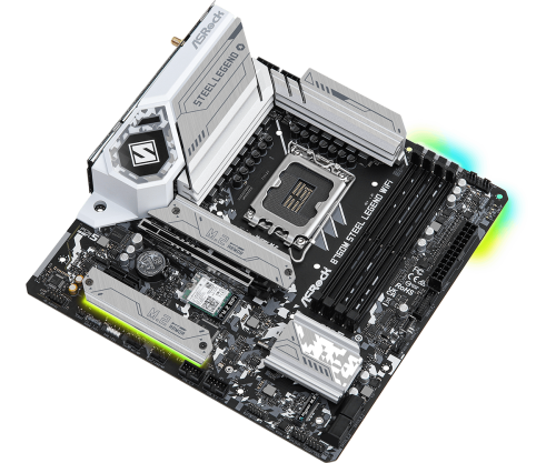 ASRock B760M Steel Legend WiFi micro ATX DDR5 LGA 1700