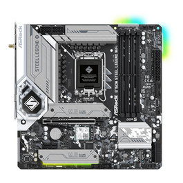 ASRock B760M Steel Legend WiFi Placa Base Micro ATX, Intel B760, Socket LGA 1700, DDR5, WiFi 6E, Bluetooth 5.3
