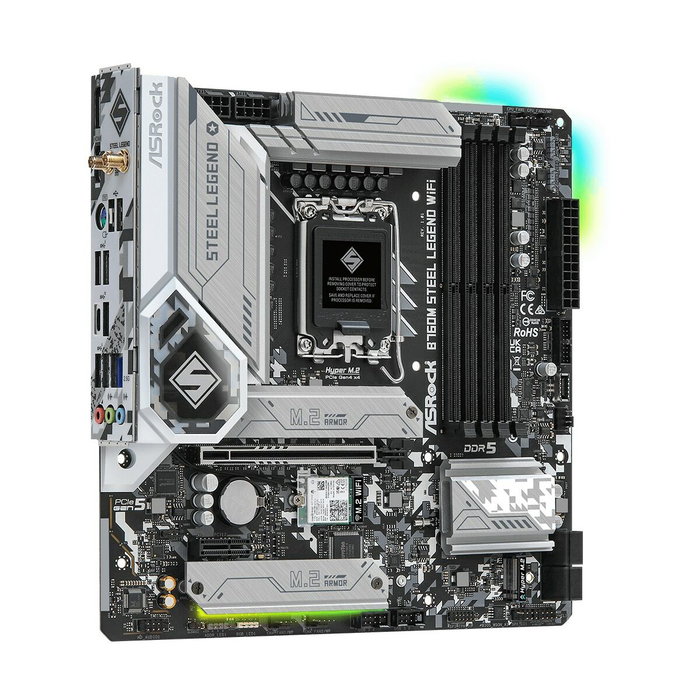 ASRock B760M Steel Legend WiFi micro ATX DDR5 LGA 1700