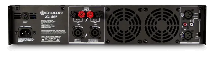Crown XLI 800 Amplificador de Potencia Profesional Crown XLI 800 Amplificador de Potencia Profesional