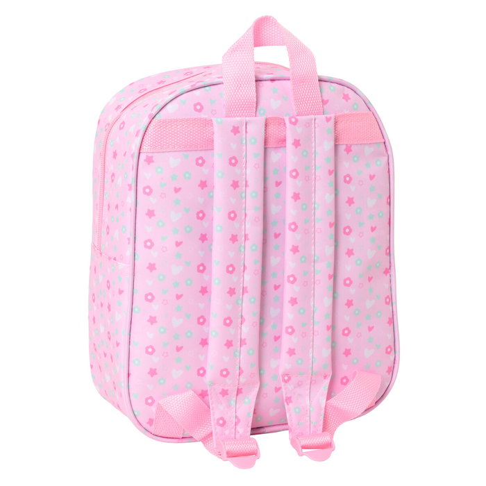 Mochila Infantil Safta Rosa 22 x 27 x 10 cm 3D Mochila Infantil Safta Rosa 22 x 27 x 10 cm 3D