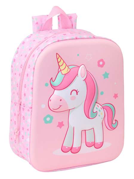 Safta Mochila Guarderia Unicornio 3D 22x27x10 cm para Niños a partir de 3 años Safta Mochila Guarderia Unicornio 3D 22x27x10 cm para Niños a partir de 3 años