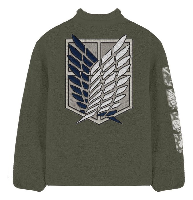 PCMerch Ataque a los Titanes Chaqueta Sherpa Logo Talla XXL PCMerch Ataque a los Titanes Chaqueta Sherpa Logo Talla XXL