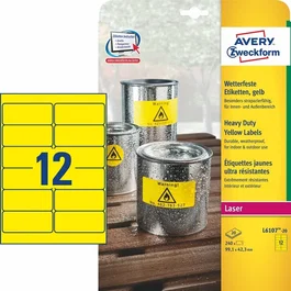 AVERY Zweckform Etiquetas de película resistentes al agua 99,1 x 42,3 mm