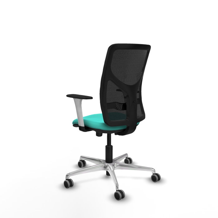 PIQUERAS Y CRESPO Silla de oficina Motilla con mecanismo Sincro/Traslack, Turquesa y Negro PIQUERAS Y CRESPO Silla de oficina Motilla con mecanismo Sincro/Traslack, Turquesa y Negro