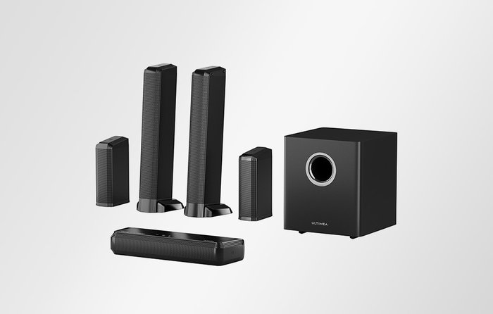 Ultimea Apollo S90 Barra de Sonido 9.1 con Dolby Atmos, HDMIx2, USB, Bluetooth