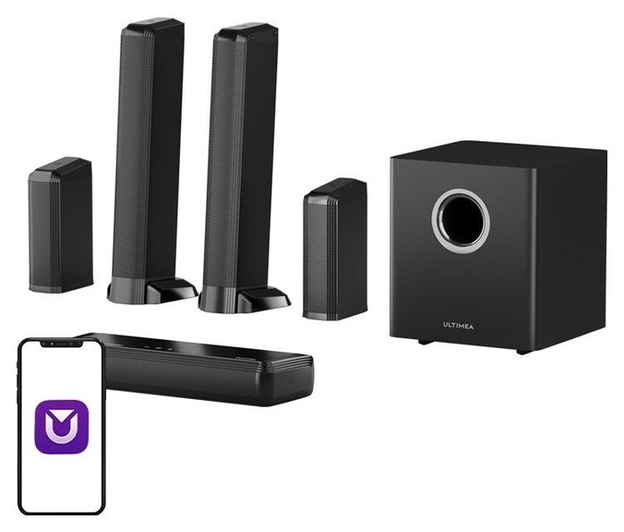 Ultimea Apollo S90 Barra de Sonido 9.1 con Dolby Atmos, HDMIx2, USB, Bluetooth
