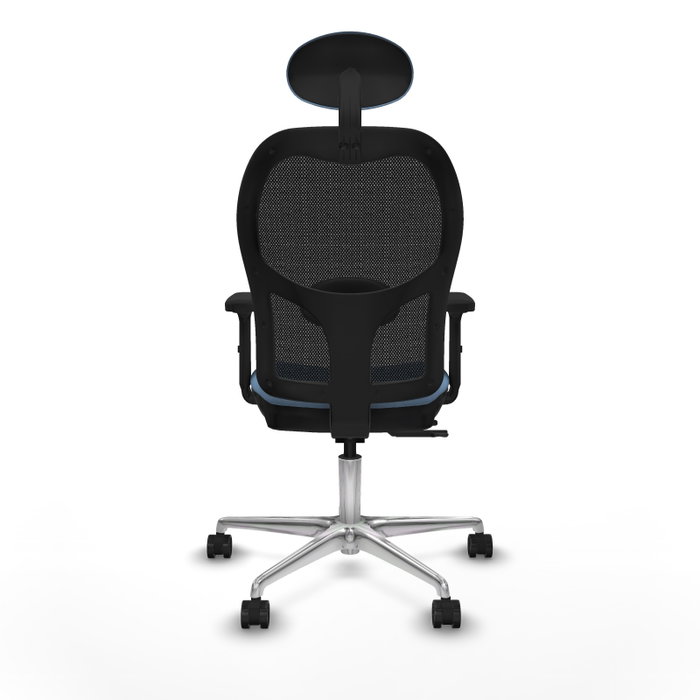 PIQUERAS Y CRESPO Silla de oficina Jorquera con mecanismo Sincro/Traslack Azul cielo y Negro PIQUERAS Y CRESPO Silla de oficina Jorquera con mecanismo Sincro/Traslack Azul cielo y Negro