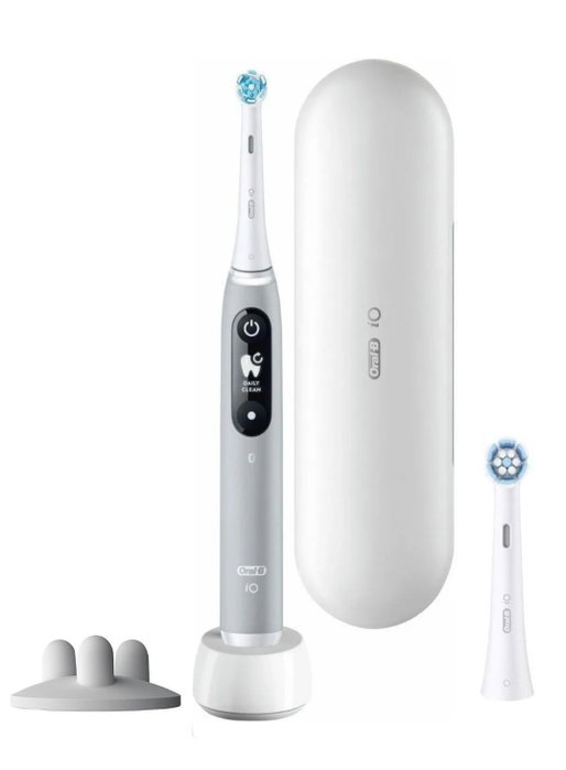 Oral-B iO 6S Cepillo de dientes eléctrico, Gris, 2 recambios