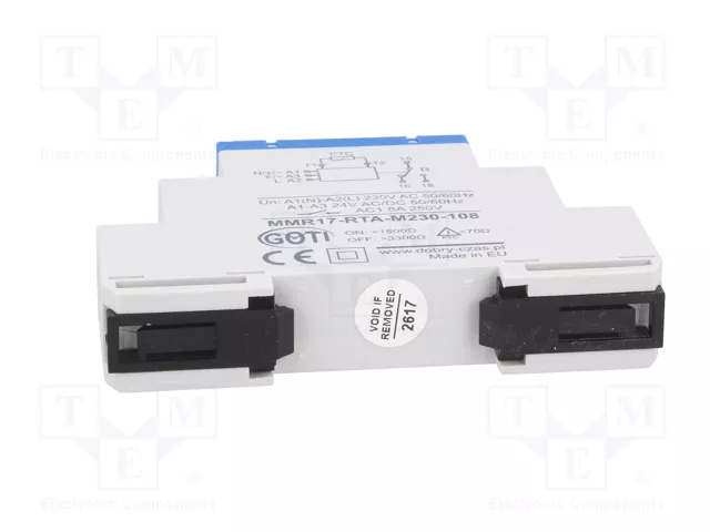 DOBRY CZAS MMR17-RTA-M230-108 Relé de monitorización de temperatura 24VDC DOBRY CZAS MMR17-RTA-M230-108 Relé de monitorización de temperatura 24VDC