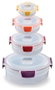 Joseph Joseph Nest Lock Juego de 4 Recipientes Redondos Multicolores