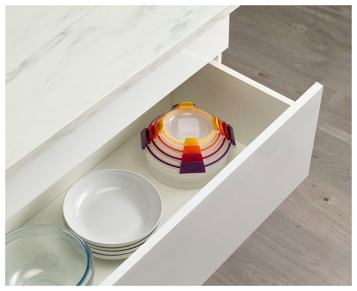 Joseph Joseph Nest Lock Juego de 4 Recipientes Redondos Multicolores