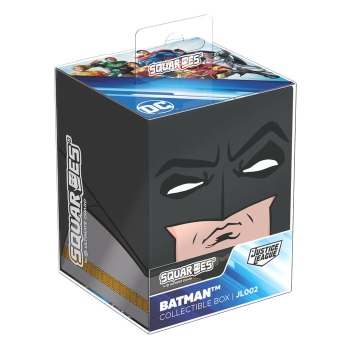 Ultimate Guard Caja Mazo Squaroes DC Justice League Batman - Caja Coleccionable para 100 Cartas TCG, Materiales Renovables
